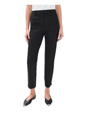 Theory Tailored Trouser in Double Stretch Black